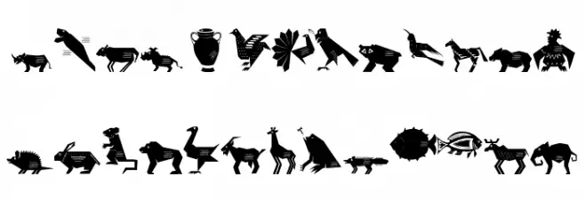 GetierTwo Schriftart Groß