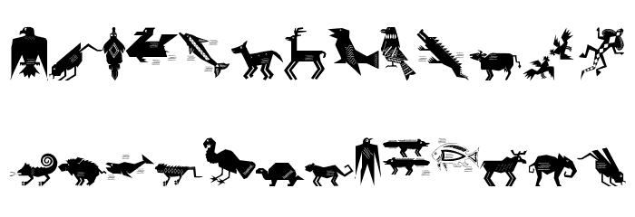 GetierTwo Font LOWERCASE