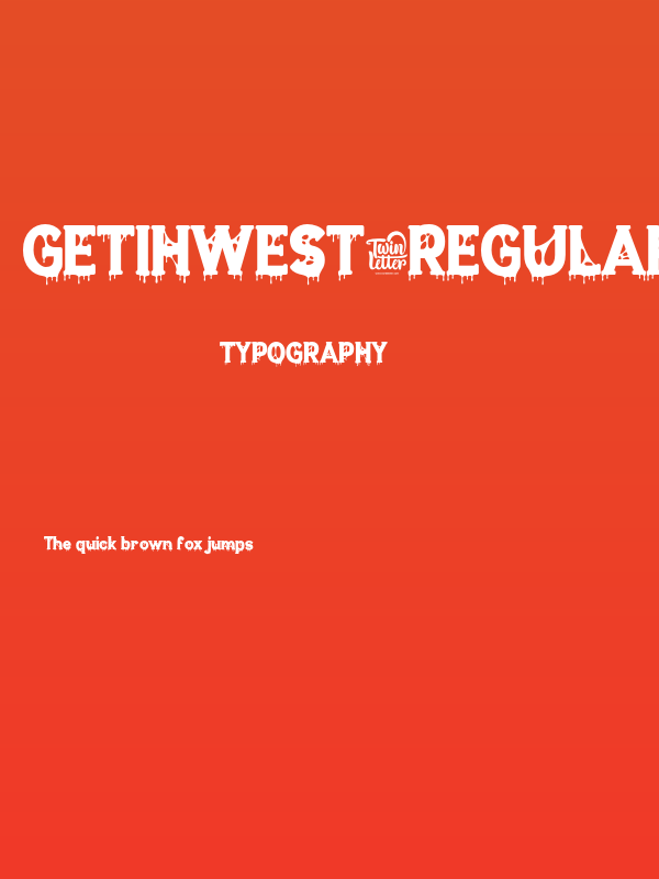 GetihWest-Regular Poster