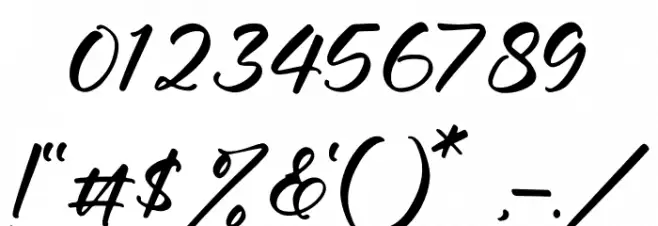 Getisha फ़ॉन्ट अन्य घर का काम