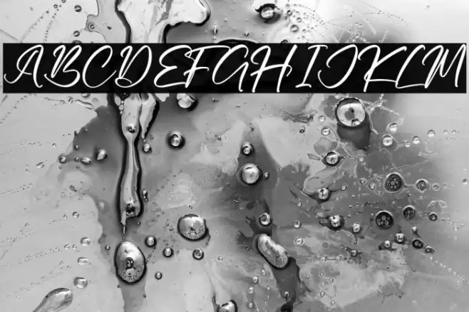 Getisha फ़ॉन्ट examples