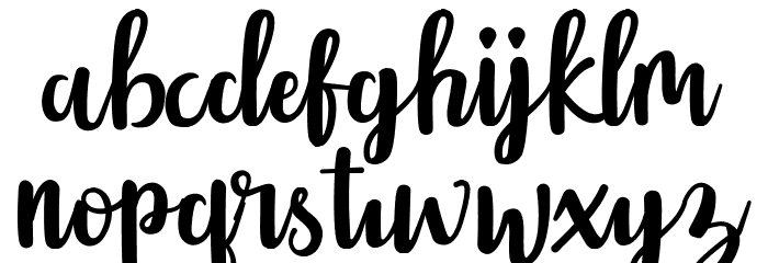 Getolyfe Free For Personal Font LOWERCASE