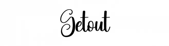 Getout फ़ॉन्ट