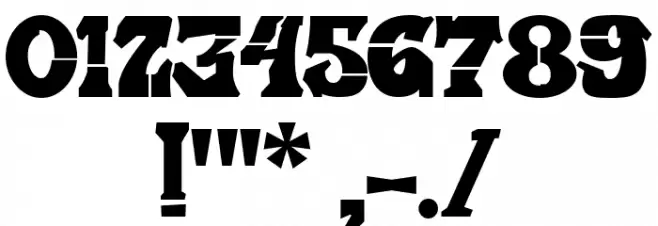 Getrok Regular Font OTHER CHARS