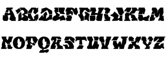 Getrok Regular Шрифта ВЕРХНИЙ