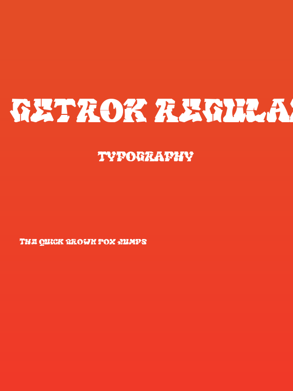 Getrok Regular Poster