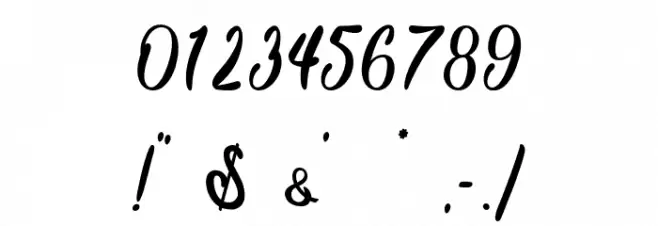 Getsu Magic - Personal Use Font OTHER CHARS