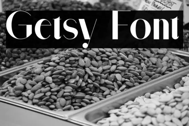 Getsy Font examples