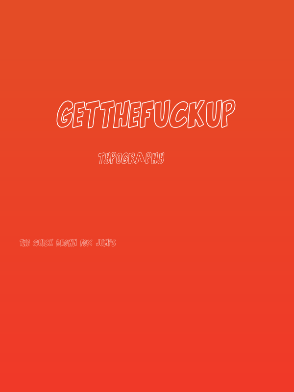 Getthefuckup Poster