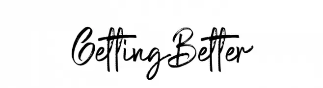 Getting Better  Frei Schriftart Herunterladen
