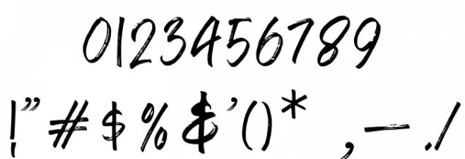 Getting Better Font OTHER CHARS