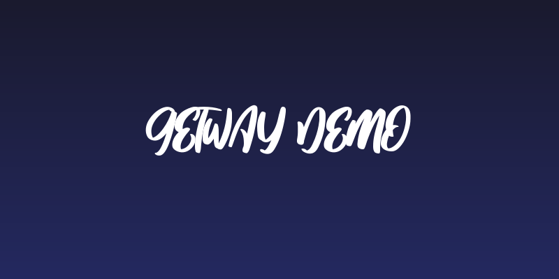 Getway Demo Social Header