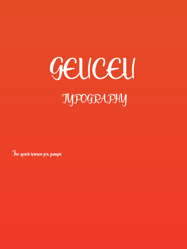 Geuceu Poster
