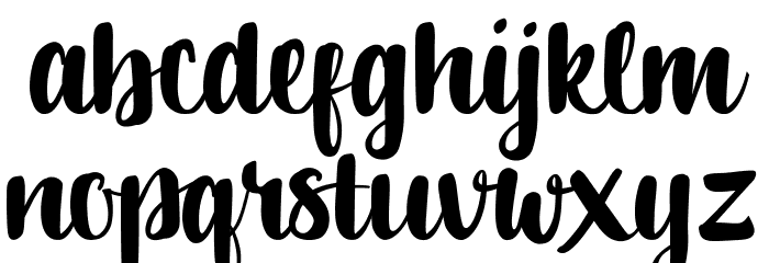 Geuceu Font LOWERCASE