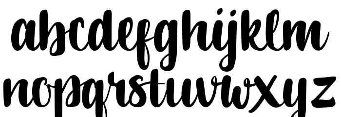 Geuceu Font LOWERCASE