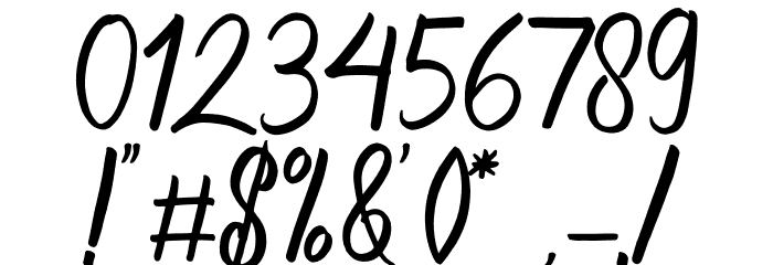 GeulisPersonalUse Font OTHER CHARS
