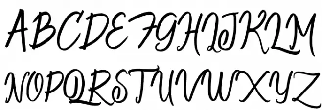 GeulisPersonalUse Schriftart Groß