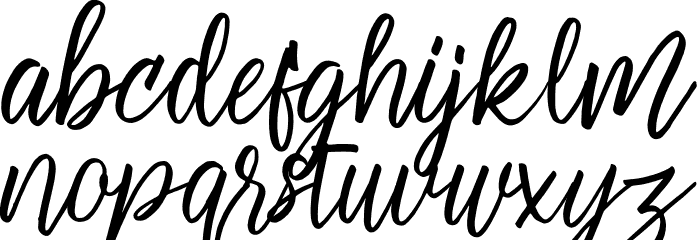 GeulisPersonalUse Font LOWERCASE