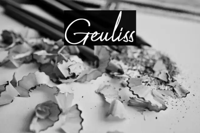 Geuliss Font examples