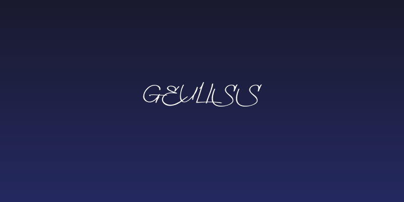 Geuliss Social Header