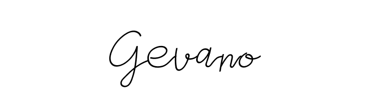 Gevano फ़ॉन्ट
