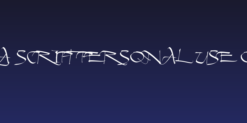 Geza Script PERSONAL USE ONLY Social Header