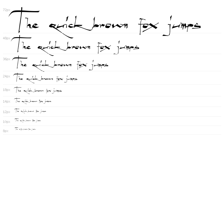 Geza Script PERSONAL USE ONLY Waterfall