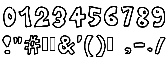 gedeeee Font OTHER CHARS