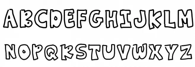 gedeeee 字体 大写