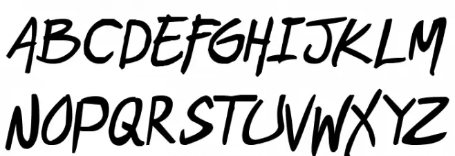 geekriot Bold Italic Fuentes MAYÚSCULAS