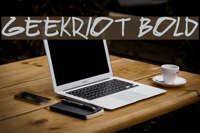 geekriot Bold Font examples