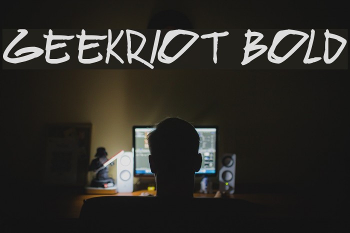geekriot Bold Font examples