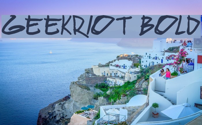 geekriot Bold Font examples
