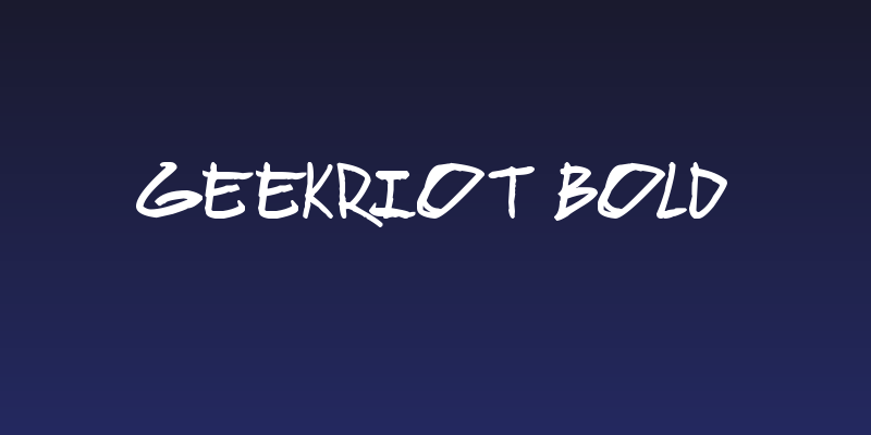 geekriot Bold Social Header