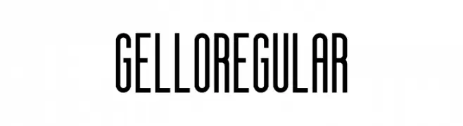 gello regular  Fuentes Gratis Descargar