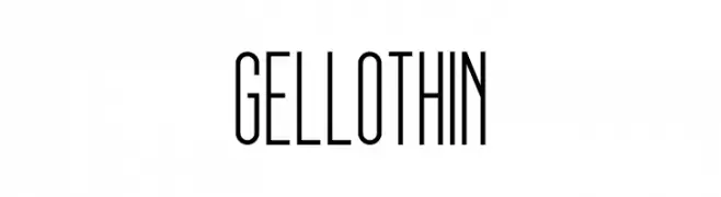 gello thin  Frei Schriftart Herunterladen