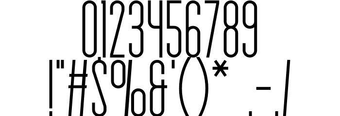 gello thin Font OTHER CHARS