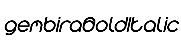 gembira Bold Italic  لخطوط تنزيل