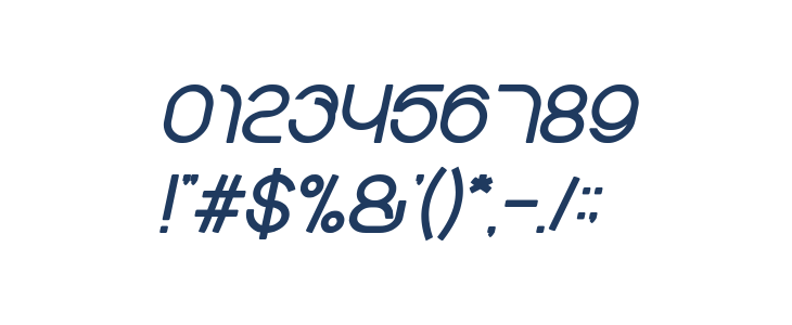 gembira Bold Italic Other Characters