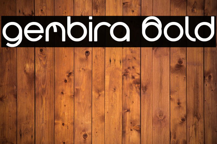 gembira Bold Example 3
