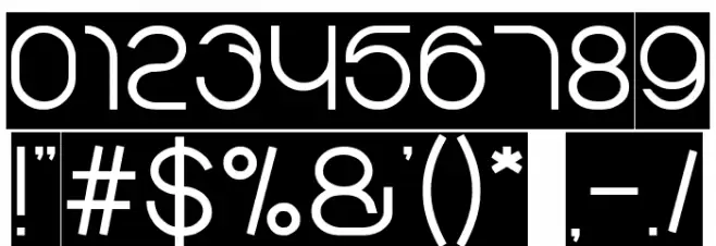 gembira-Inverse Font OTHER CHARS