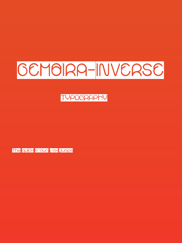 gembira-Inverse Poster