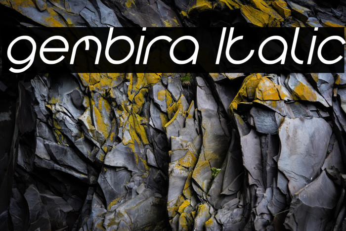 gembira Italic Example 3