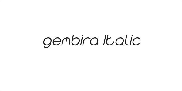 gembira Italic Logo