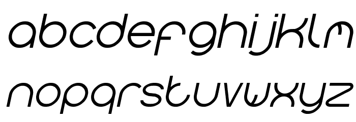 gembira Italic Font LOWERCASE