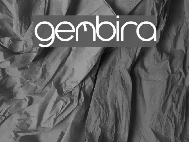 gembira Font examples