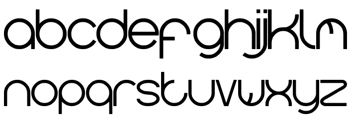 gembira Font LOWERCASE