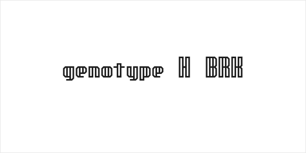 genotype H BRK Logo