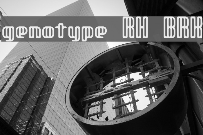 genotype RH BRK Font examples