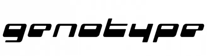 genotype  font caratteri gratis